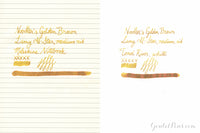 Noodler's Golden Brown - Ink Sample