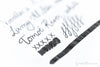 Noodler's X-Feather Black - Ink Sample