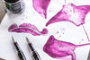 De Atramentis Elderberry (scented) - Ink Sample