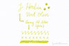 Herbin Vert Olive - Ink Sample