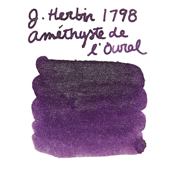Jacques Herbin 1798 Amethyste de l'Oural fountain pen ink