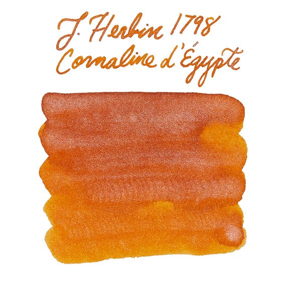 Jacques Herbin 1798 Cornaline d'Egypte fountain pen ink