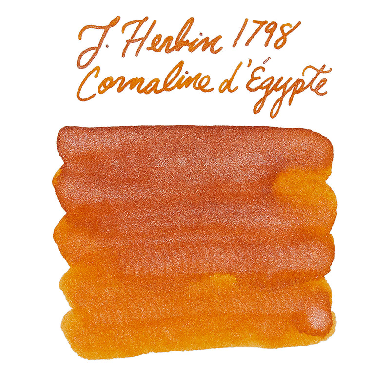 Jacques Herbin 1798 Cornaline d'Egypte - Ink Sample