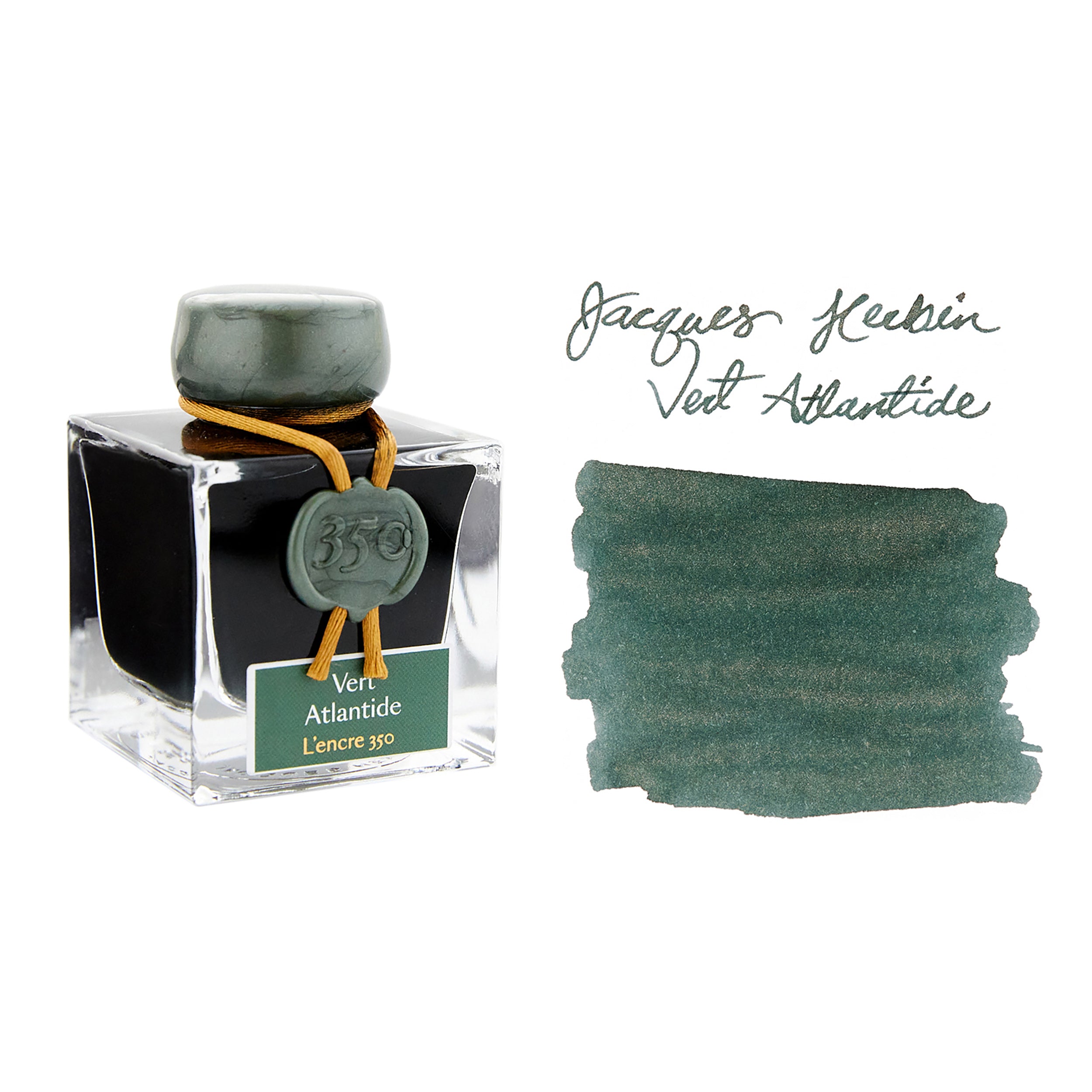 Jacques Herbin 350 Vert Atlantide 50ml Bottled Fountain Pen Ink