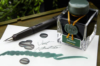 Jacques Herbin 350 Vert Atlantide - Ink Sample