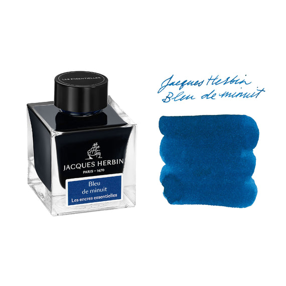 Jacques Herbin Bleu de Minuit - 50ml Bottled Ink
