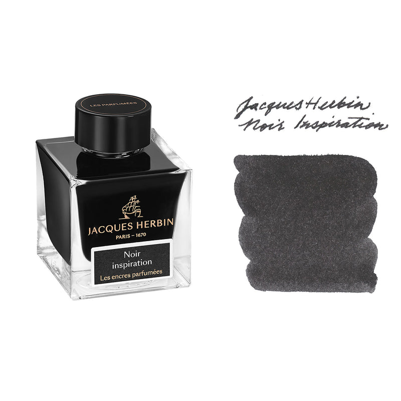 Jacques Herbin Noir Inspiration - 50ml Scented Bottled Ink