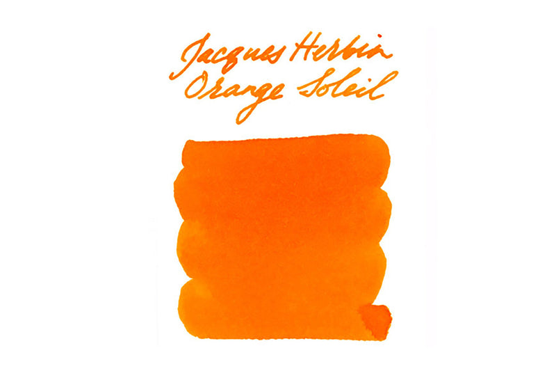 Jacques Herbin Orange Soleil - Ink Sample