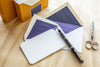 Jacques Herbin Stationery Set - Blue (C6)