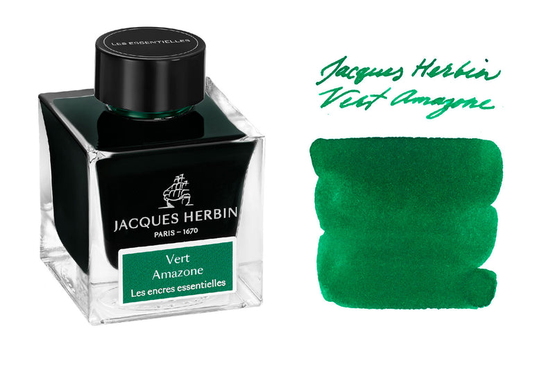 Jacques Herbin Vert Amazone - 50ml Bottled Ink