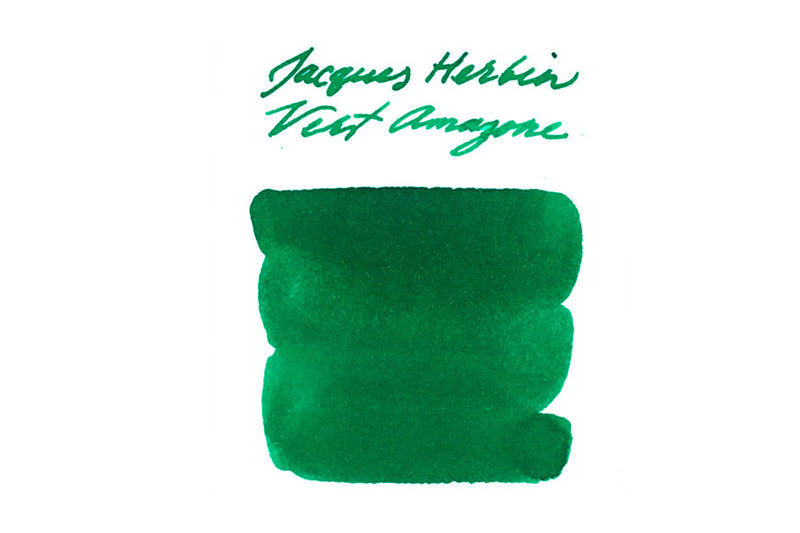 Jacques Herbin Vert Amazone - Ink Sample