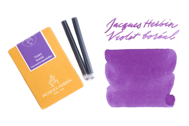 Jacques Herbin Violet Boreal - Ink Cartridges