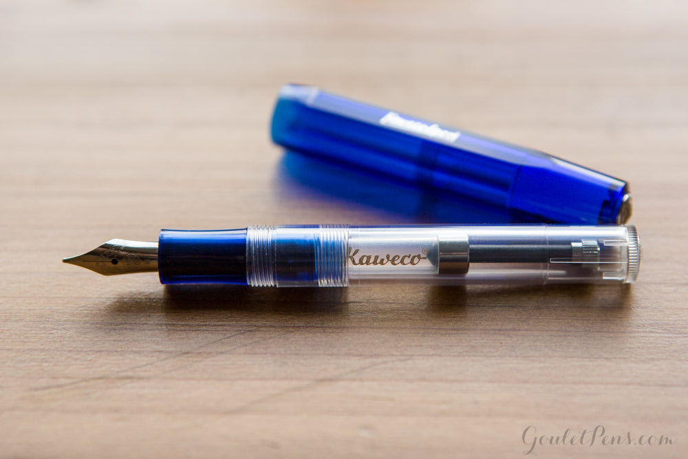 Kaweco Perkeo Calligraphy Fountain Pen Set - Blue - The Goulet Pen Company