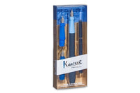 Kaweco Perkeo Calligraphy Fountain Pen Set - Blue