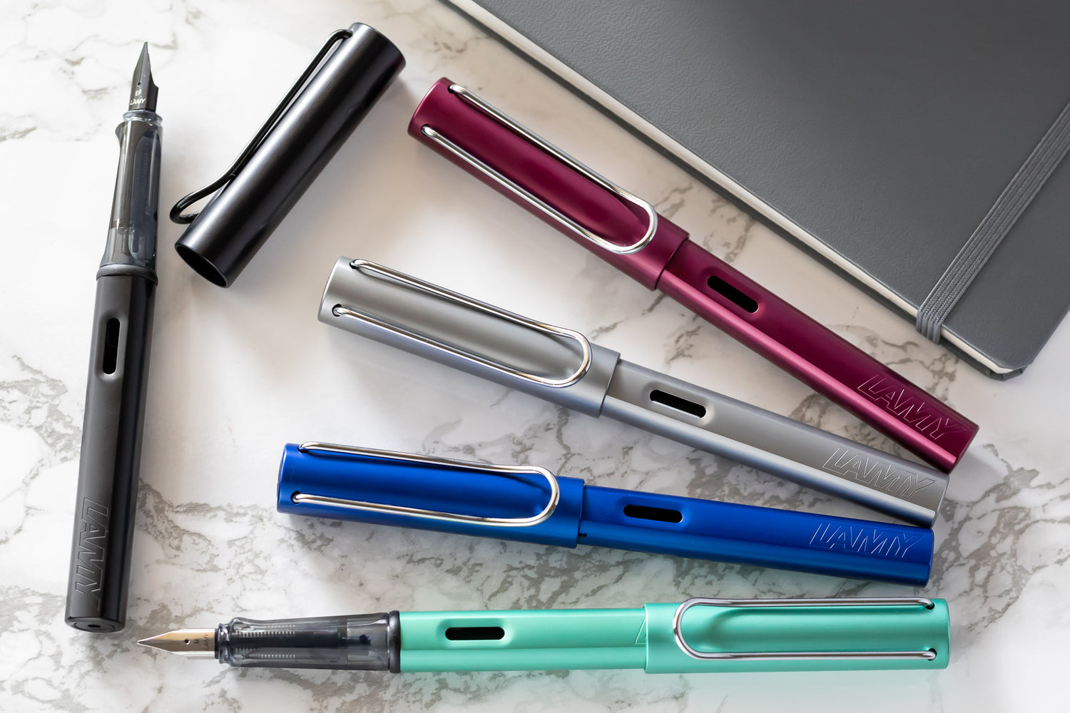 Penna Stilografica Lamy AL-star Ocean Blue - Pennino Acciaio Misura B - Foto 3