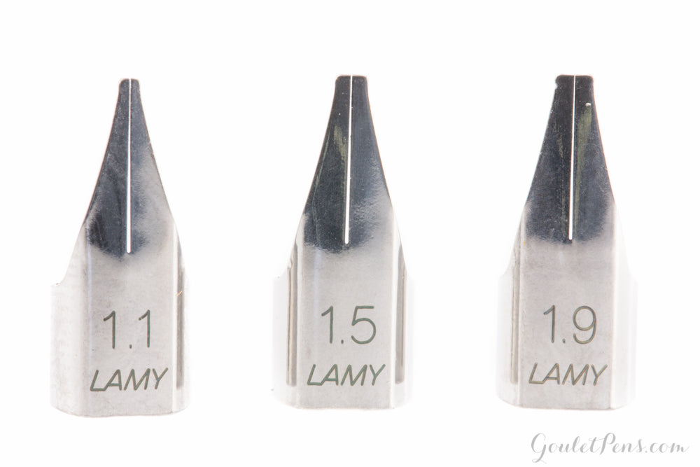 LAMY Steel Replacement Fountain Pen Nib Silver The Goulet Pen
