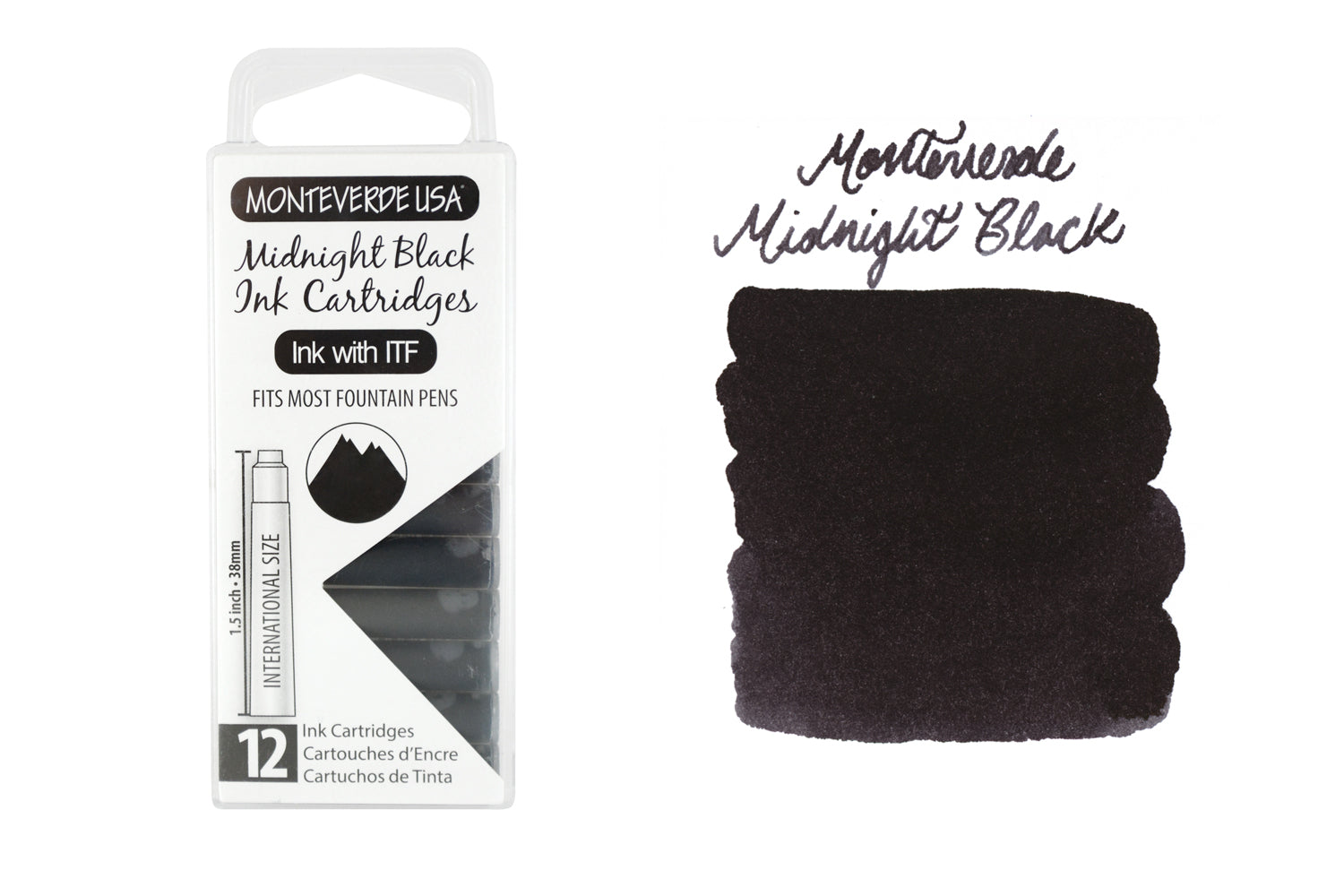 Monteverde Black Fountain Pen Ink Review 5 –