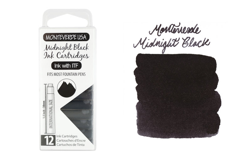 Monteverde Midnight Black - Ink Cartridges
