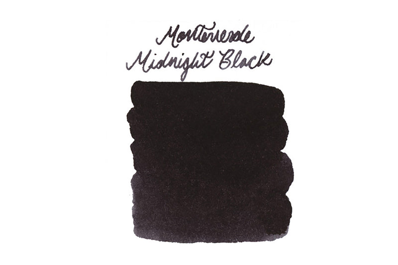 Monteverde Midnight Black - Ink Sample