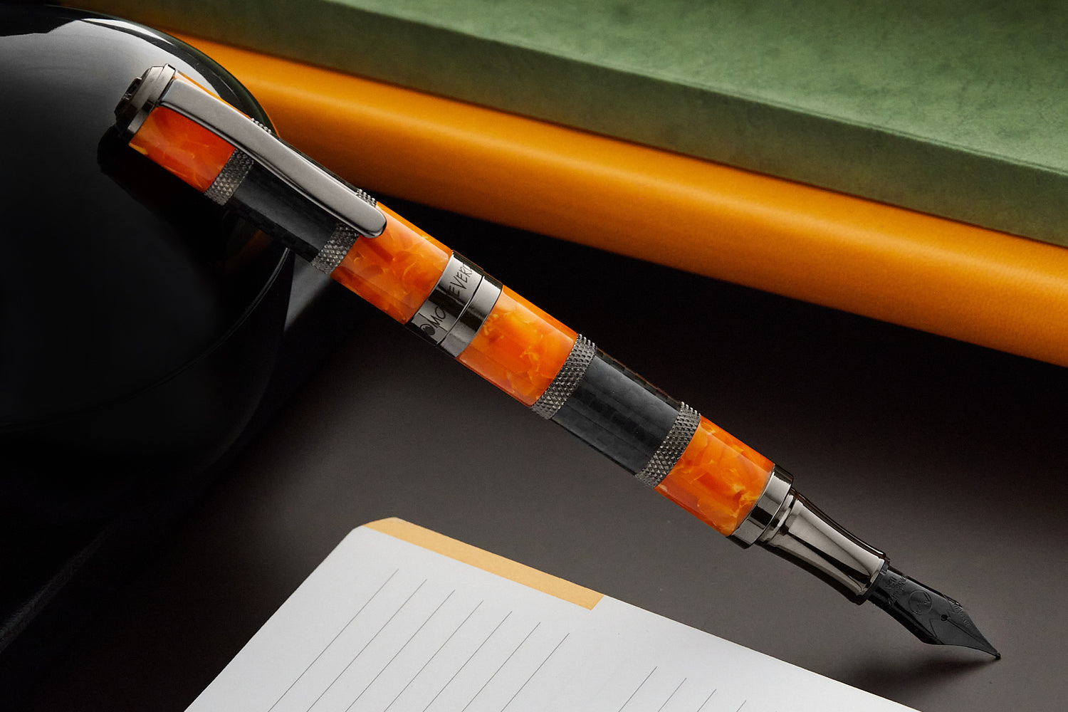 Monteverde USA Regatta Sport Rollerball Pen Orange/Carbon Fiber