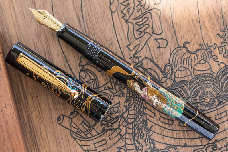 Namiki Yukari Fountain Pen - Seven Gods Benzai-ten (100th Anniversary Limited Edition)