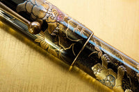 Namiki Yukari Royale Maki-e Fountain Pen - Lioness and Cubs