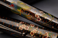 Namiki Emperor Maki-e Fountain Pen - Rakucho Birds and Weeping Cherry Blossom