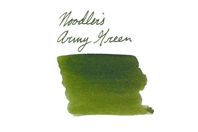 Noodler's Army Green - Ink Sample