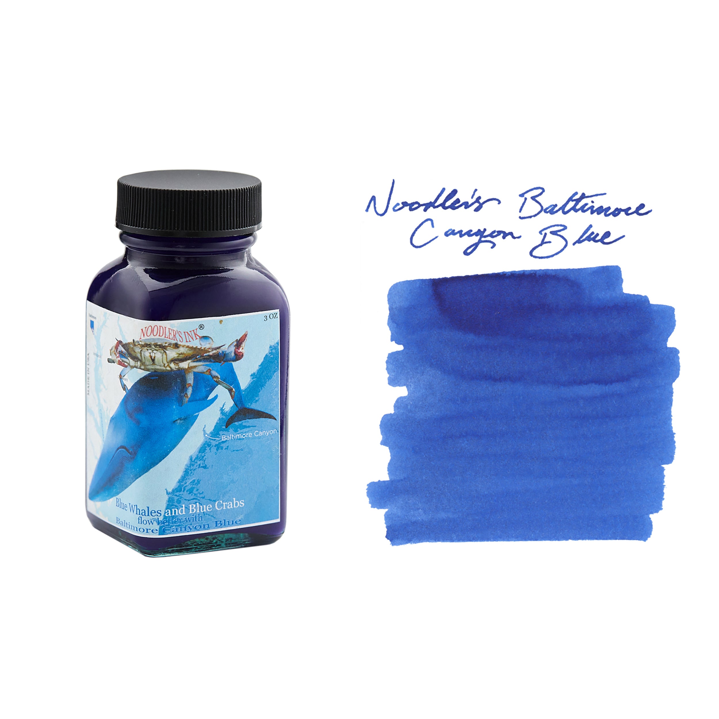 Noodler's Baltimore Canyon Blue - 3oz Bottled Fountain Pen Ink
