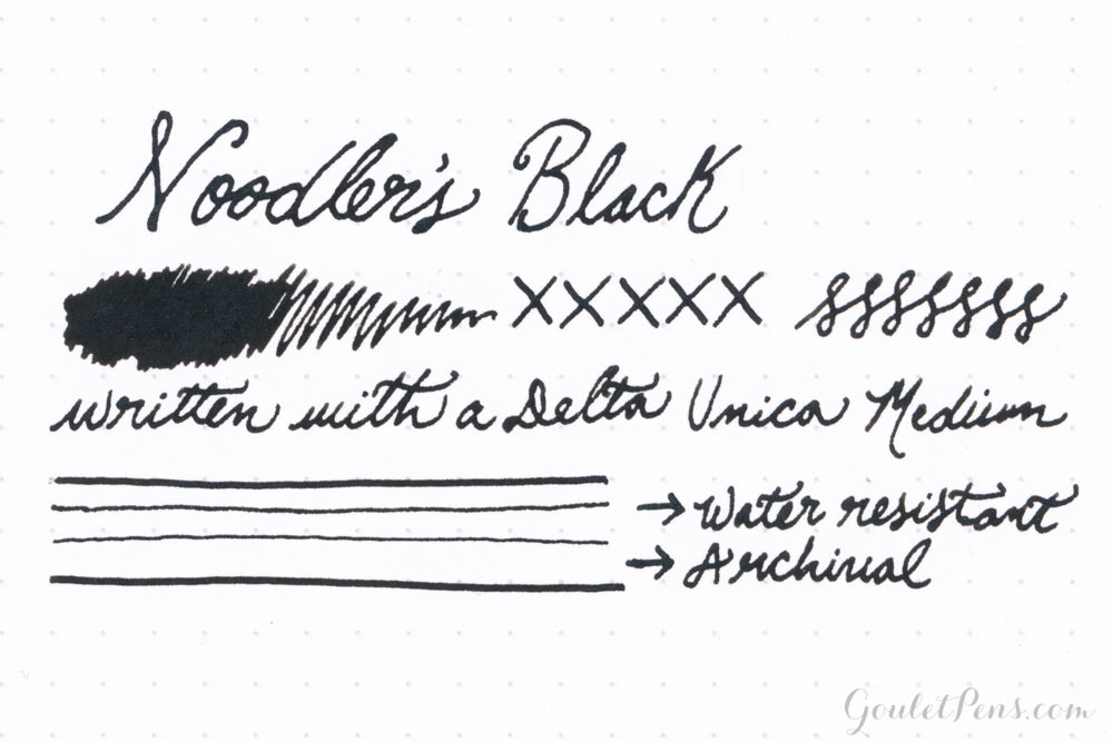 Noodler's Black (Bulletproof) Fountain Pen Ink – Fountain Pen Revolution