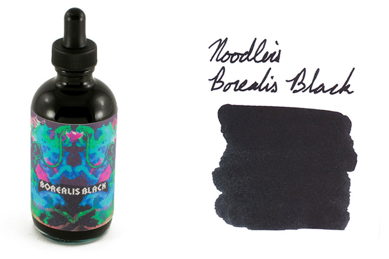 Noodler's Borealis Black - 4.5oz Bottled Ink with Free Charlie Pen