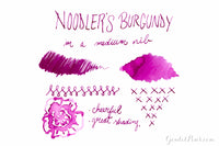 Noodler's Burgundy - Ink Sample