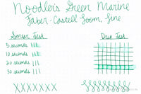 Noodler's Green Marine - Ink Sample