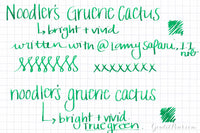 Noodler's Gruene Cactus - Ink Sample