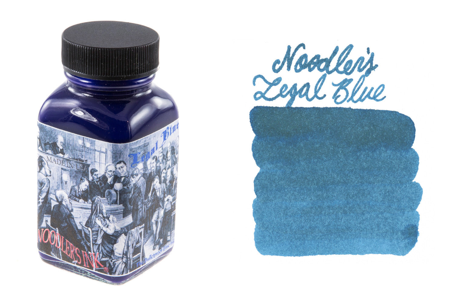 Noodler's Ink Legal Blue - 3 oz Bottled Ink – Lemur Ink