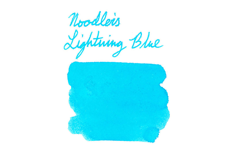 Noodler's Lightning Blue - Ink Sample
