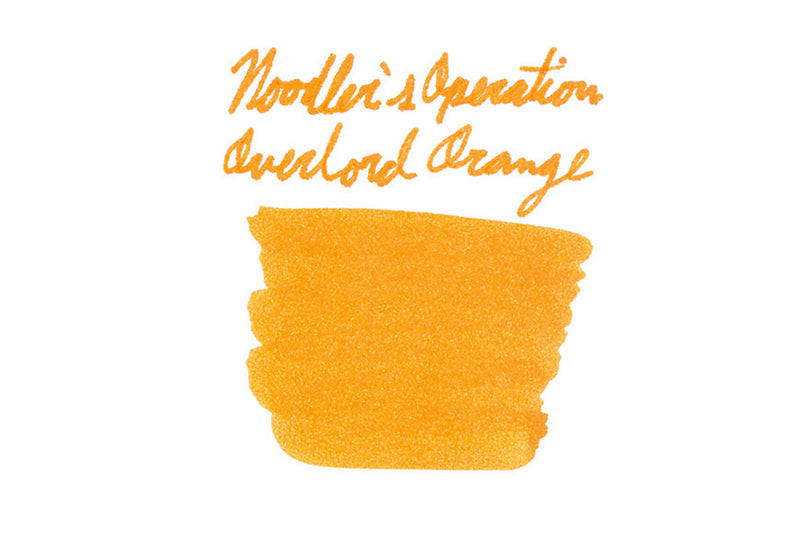 Noodler's Operation Overlord Orange - Ink Sample