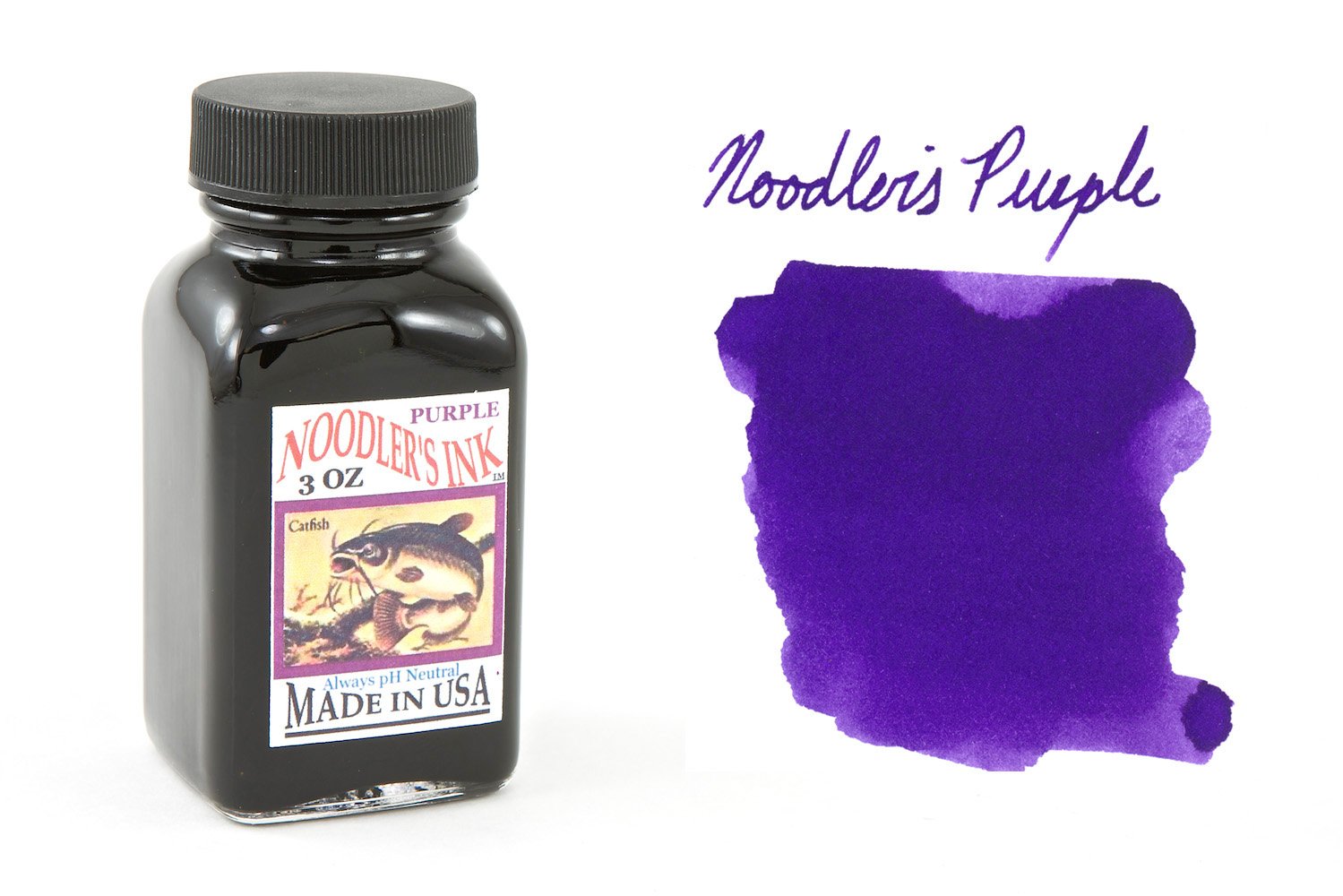 Noodler's Polar Purple Fountain Pen Ink - 3oz Bottle - Goldspot Pens