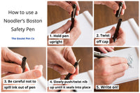 Noodler's Boston Safety Pen - Chestnut