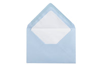 Original Crown Mill Classic Laid Small Envelopes - Light Blue