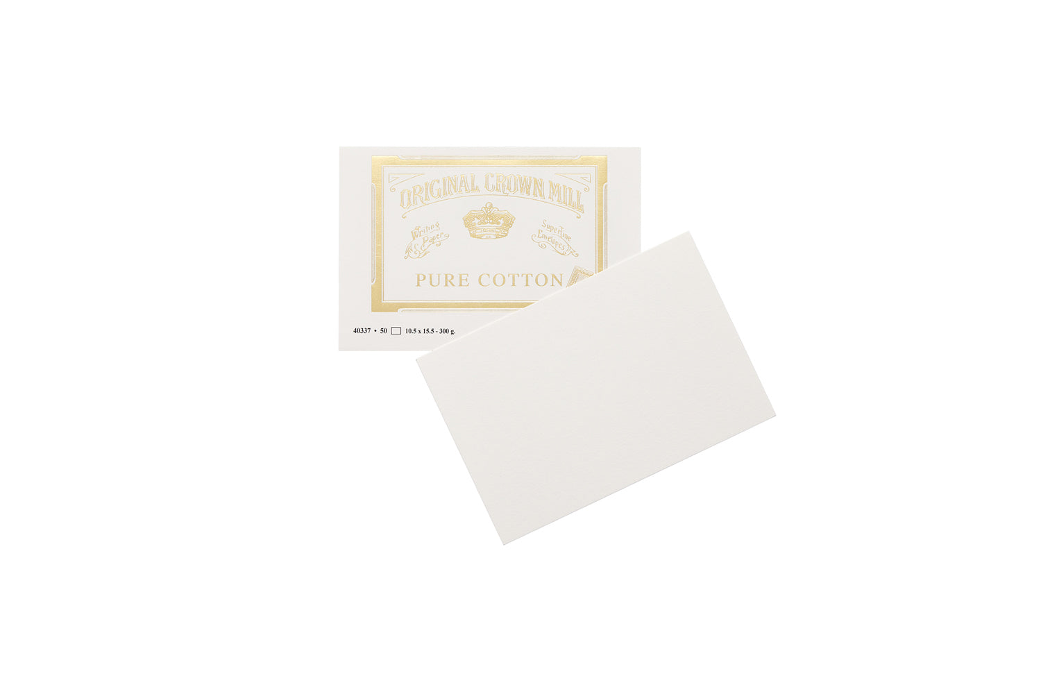 Set of White Cards Various Sizes 