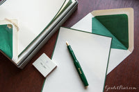 Original Crown Mill Bicolor A5 Correspondence Set - Cream/Green