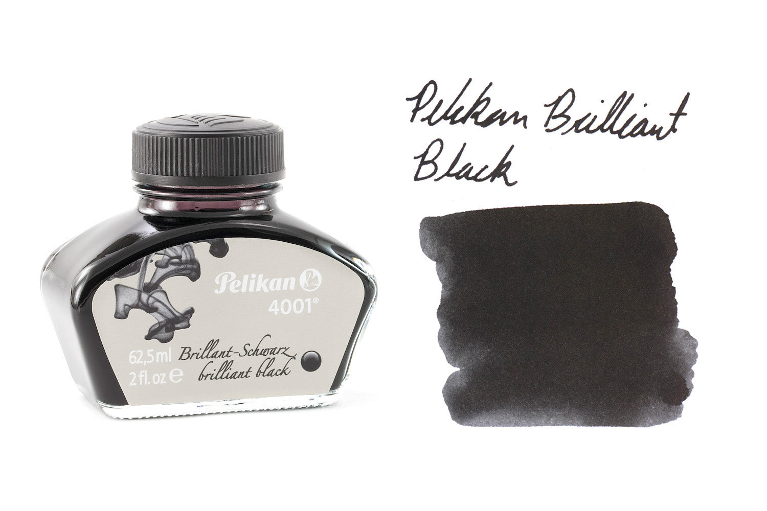 Pelikan 30 ml Bottle 4001 Fountain Pen Ink, Brilliant Black