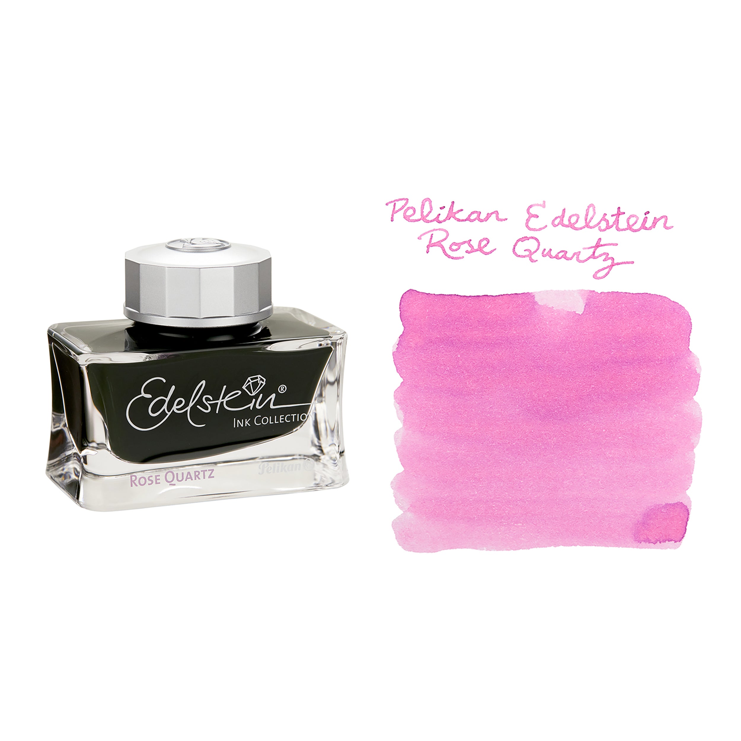 Ezelsteun Pelikan Edelstein Rose Quartz - 50ml Bottled Fountain Pen Ink - The ...