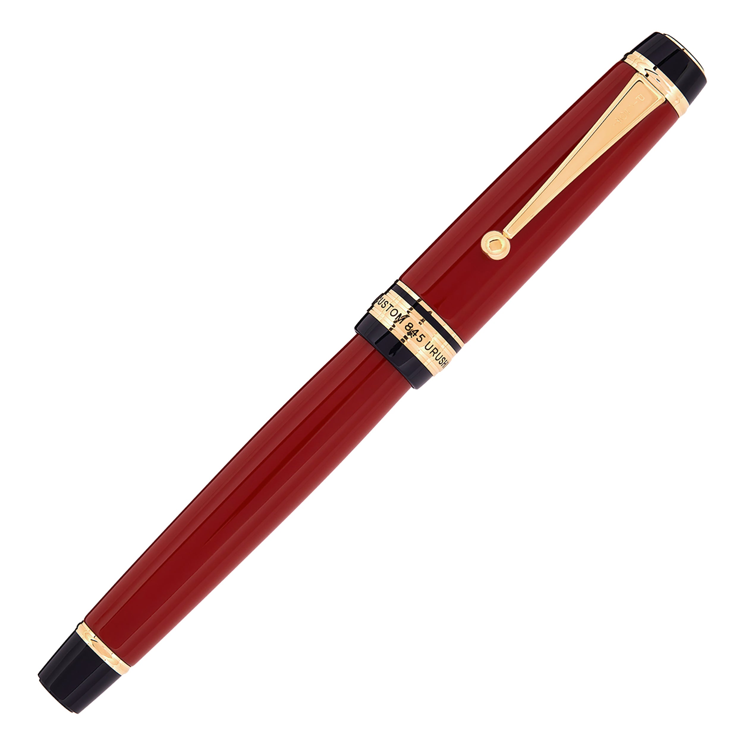 手造り万年筆　Warranted 585 14 Karat IRIDOSMIN セーラー(SAILOR) 万年筆甲州印傳 鞘形 万年筆