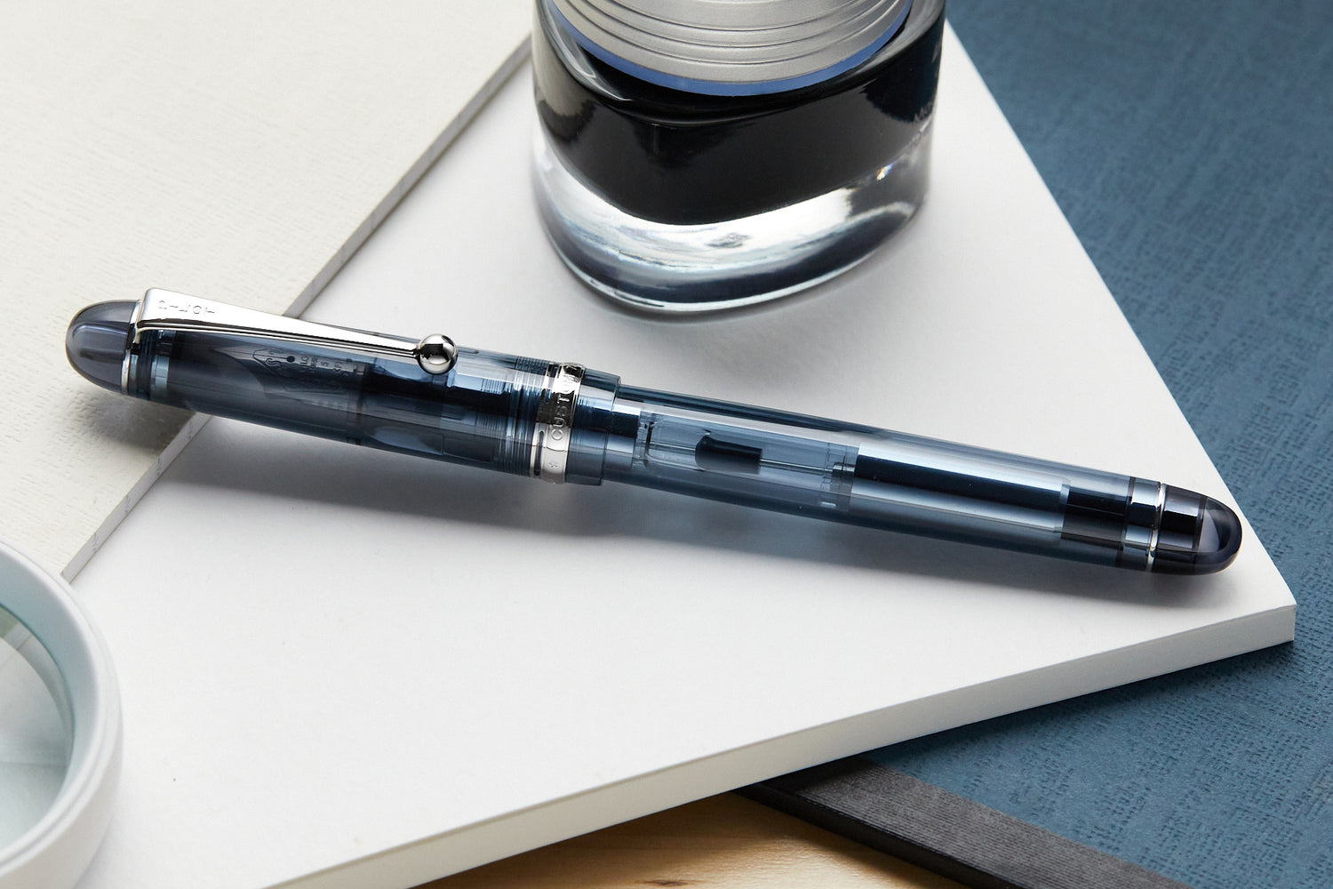 Tycoon Lustrous Fountain Pen Blue