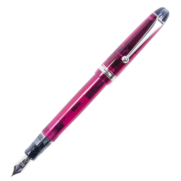 PILOT  CUSTOM74  ワインレッド  M中字 Amazon | PILOT パイロット 万年筆 カスタム74 透明ワインレッド