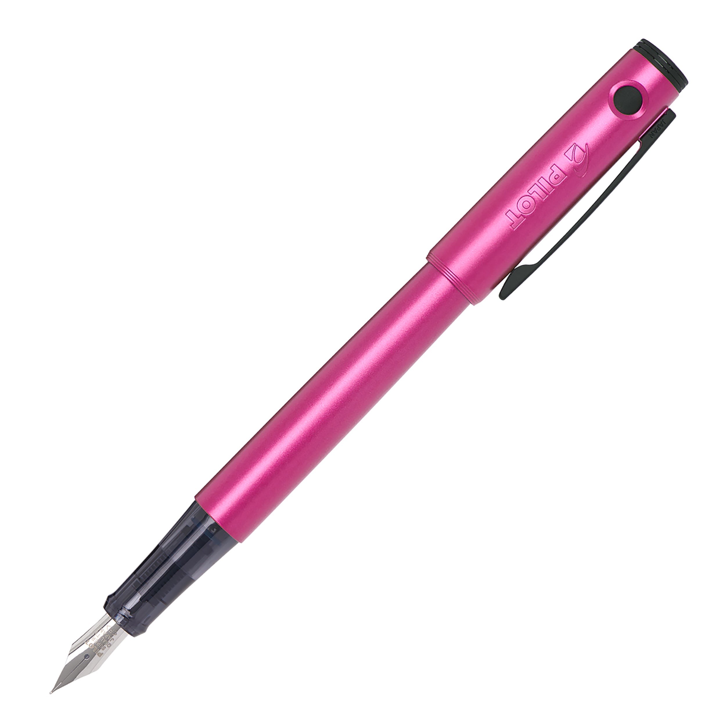 希少　PILOT　パイロット　万年筆　μ　pink　ミュー　ピンク　F　細字 PILOT Limited Edition Vanishing Point Capless Decimo Fountain Pen