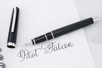 Pilot Metal Falcon Fountain Pen - Black