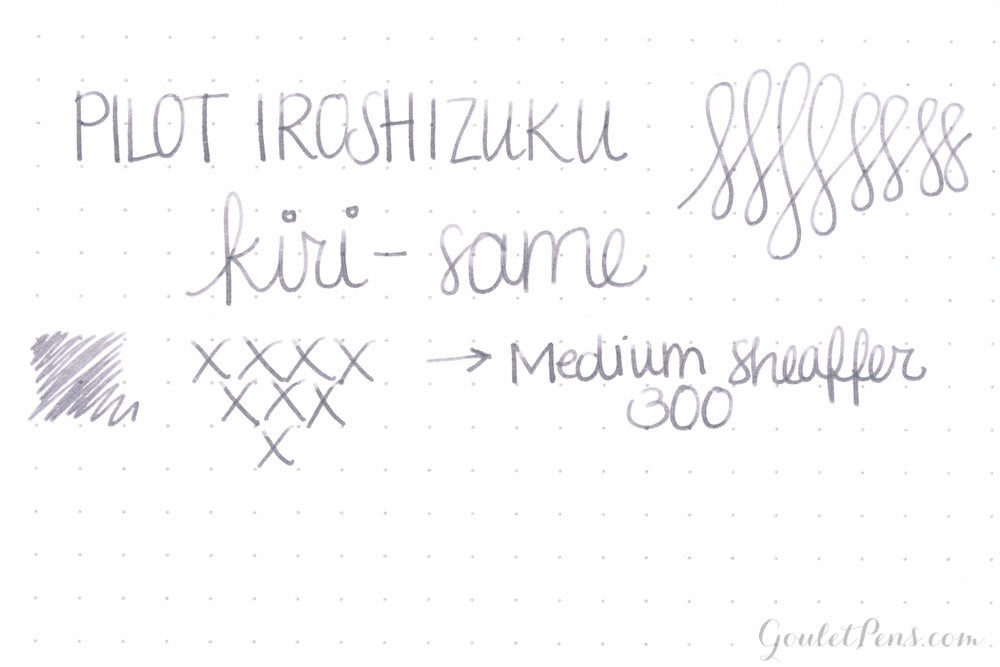 Pilot Iroshizuku Kiri-same - Ink Sample - The Goulet Pen Company